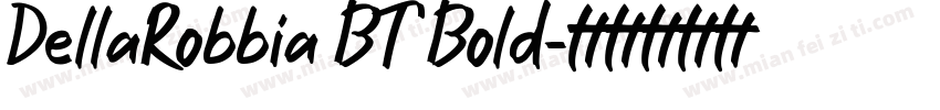 DellaRobbia BT Bold字体转换